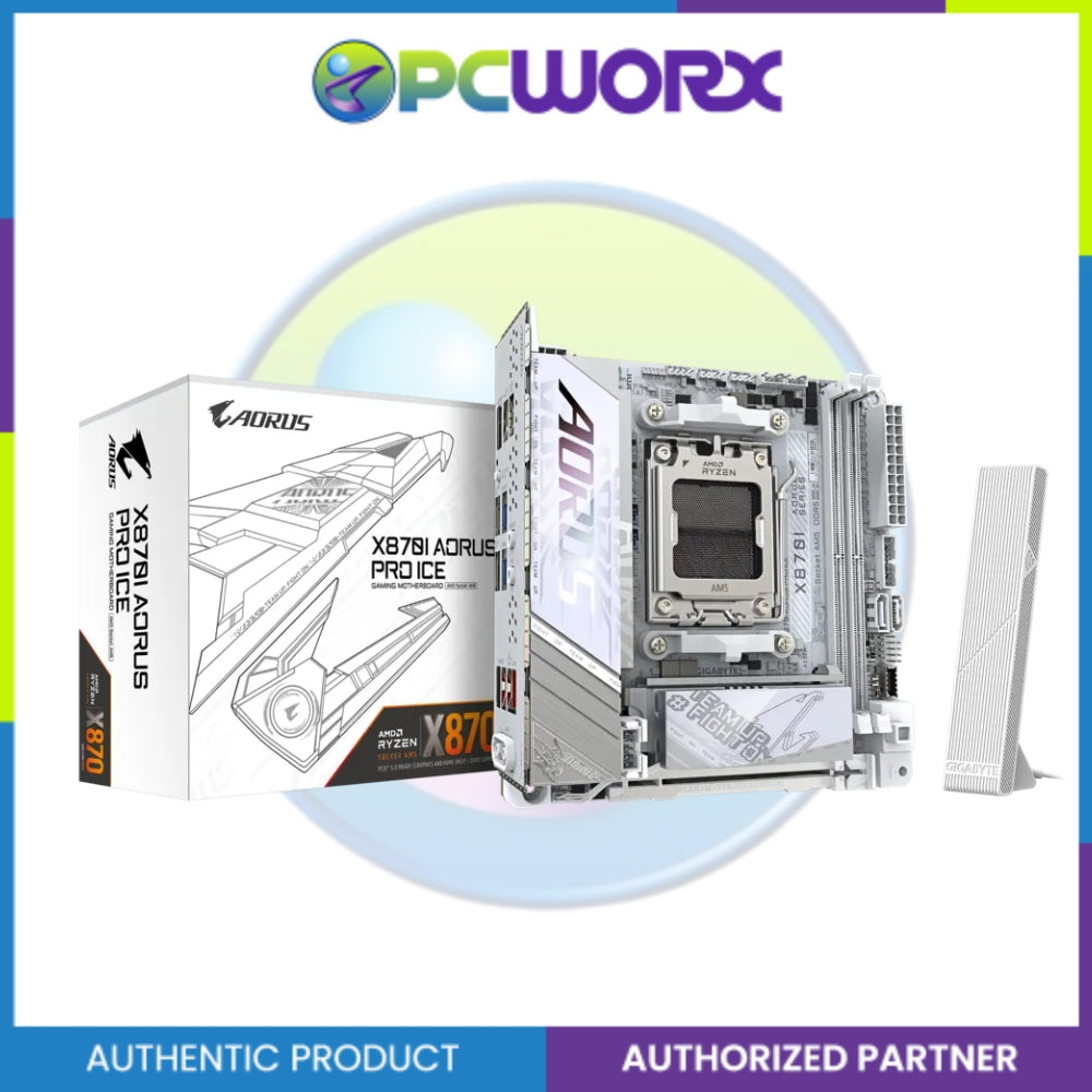 Gigabyte GA-X870I-AORUS-PRO-ICE AM5 DDR5 ITX