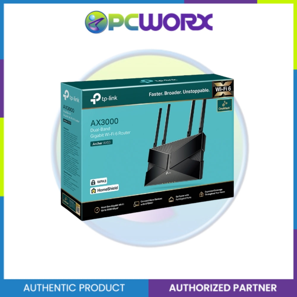 TP-Link Archer AX53 AX3000 Dual-Band Wi-Fi 6 Router