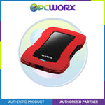 Adata AHD330-1TU31 1TB 2.5" Shock-Resistant Slim External HDD Black/Blue/Red
