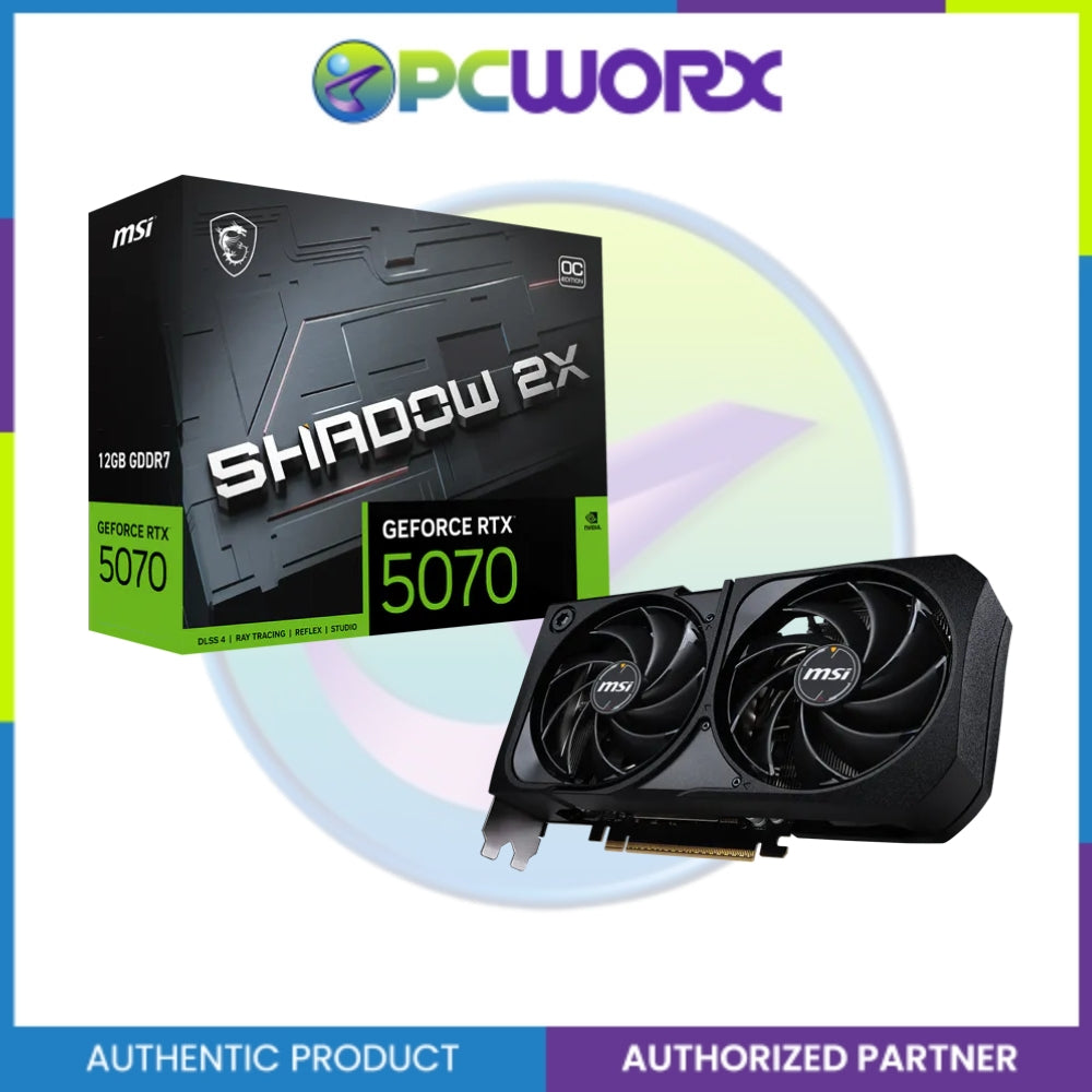 MSI NVIDIA® GeForce RTX™ 5070 Shadow 2X OC 12GB GDDR7 Graphics Card