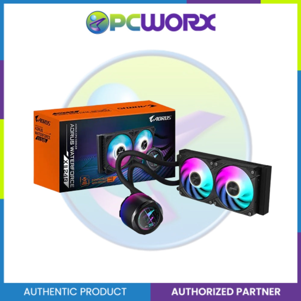 Gigabyte GP-AORUS-WATERFORCE-X-II-240 Aorus WaterForce 240mm AIO Liquid CPU Cool