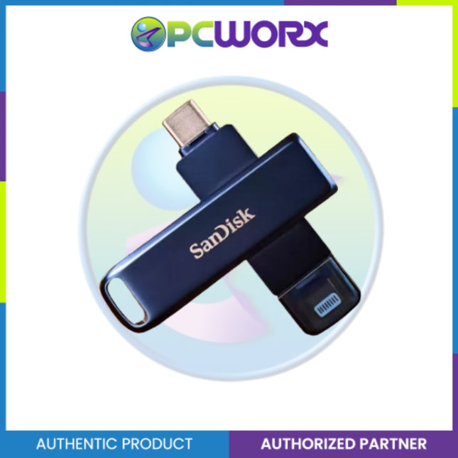 Sandisk SDIXD0N-064G-GN6NN 64GB IXpand USB 3.2  Lightning and Type C Metallic S