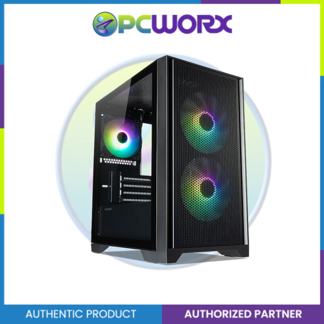 Tecware Neo M2 2x 140mm aRGB + 120mm mATX Casing Black