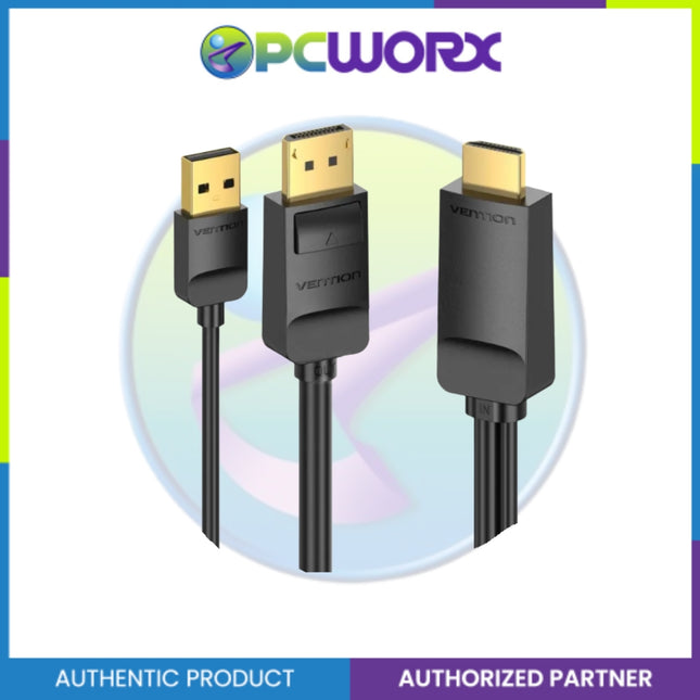 Vention ABJBH HDMI to Display Port Cable 2Meters