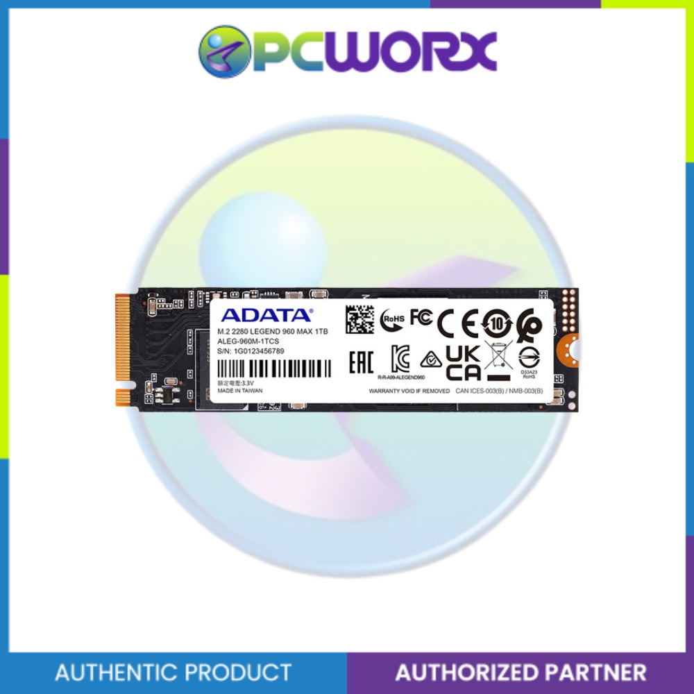 ADATA AD-ALEG-960M-1TCS LEGEND 960 1TB PCIe GENT4 x4 NVMe 1.4 M.2 INTERNAL GAMIN