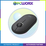 Logitech M350 Pebble Wireless Mouse,Bluetooth or 2.4 GHz with USB Mini-Receiver,Silent, Slim,PC/MAC