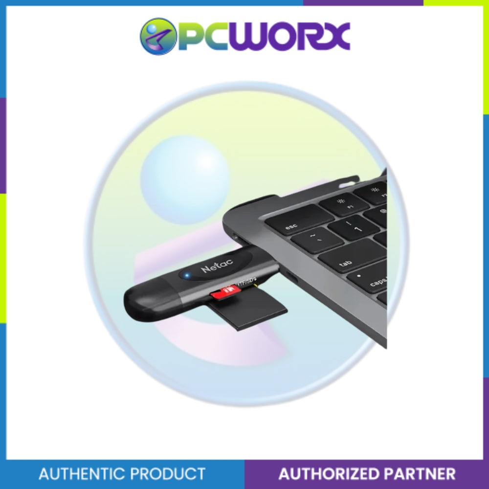 Netac WK13GYCN Flash Card Reader USB3.0+TYPE-C TO MSD/SD