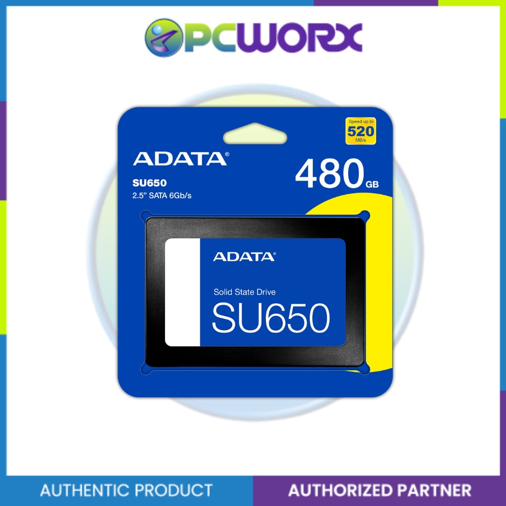 Adata AD-ASU650SS-480GT-R SU650 480GB SATAIII 2.5" 3D NAND SSD