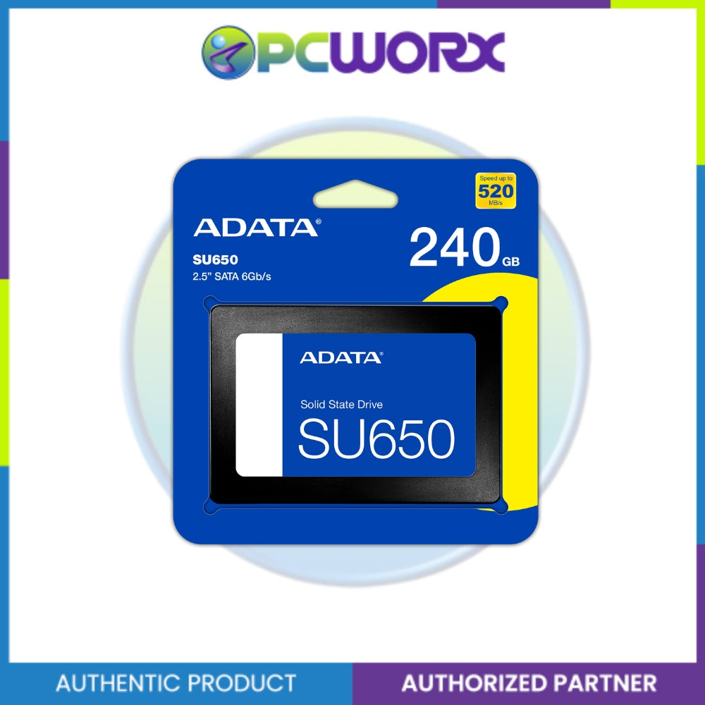Adata AD-ASU650SS-240GT-R SU650 240GB SATAIII 2.5" 3D NAND SSD