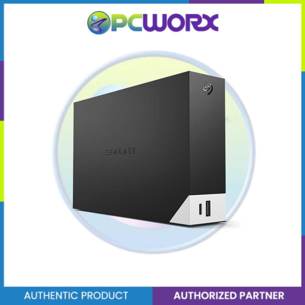 Seagate One Touch Hub 8TB External Hard Drive Desktop HDD – USB-C and USB 3.0 port