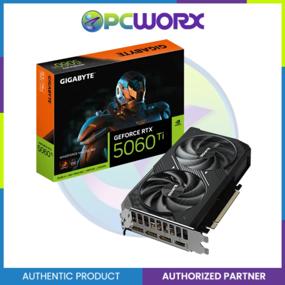 Gigabyte NVIDIA® GeForce RTX™ 5060 Ti WindForce Max OC 16GB GDDR7 Graphics Card
