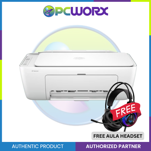 HP DeskJet Ink Advantage 2875 AIO  Printer PN: 588J7B | FREE Aula S605 Wired Gaming Headset