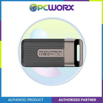 Team Group TPSEG5001T0C102 PD20 1TB USB 3.2 Gen-2  20Gbps Portable SSD