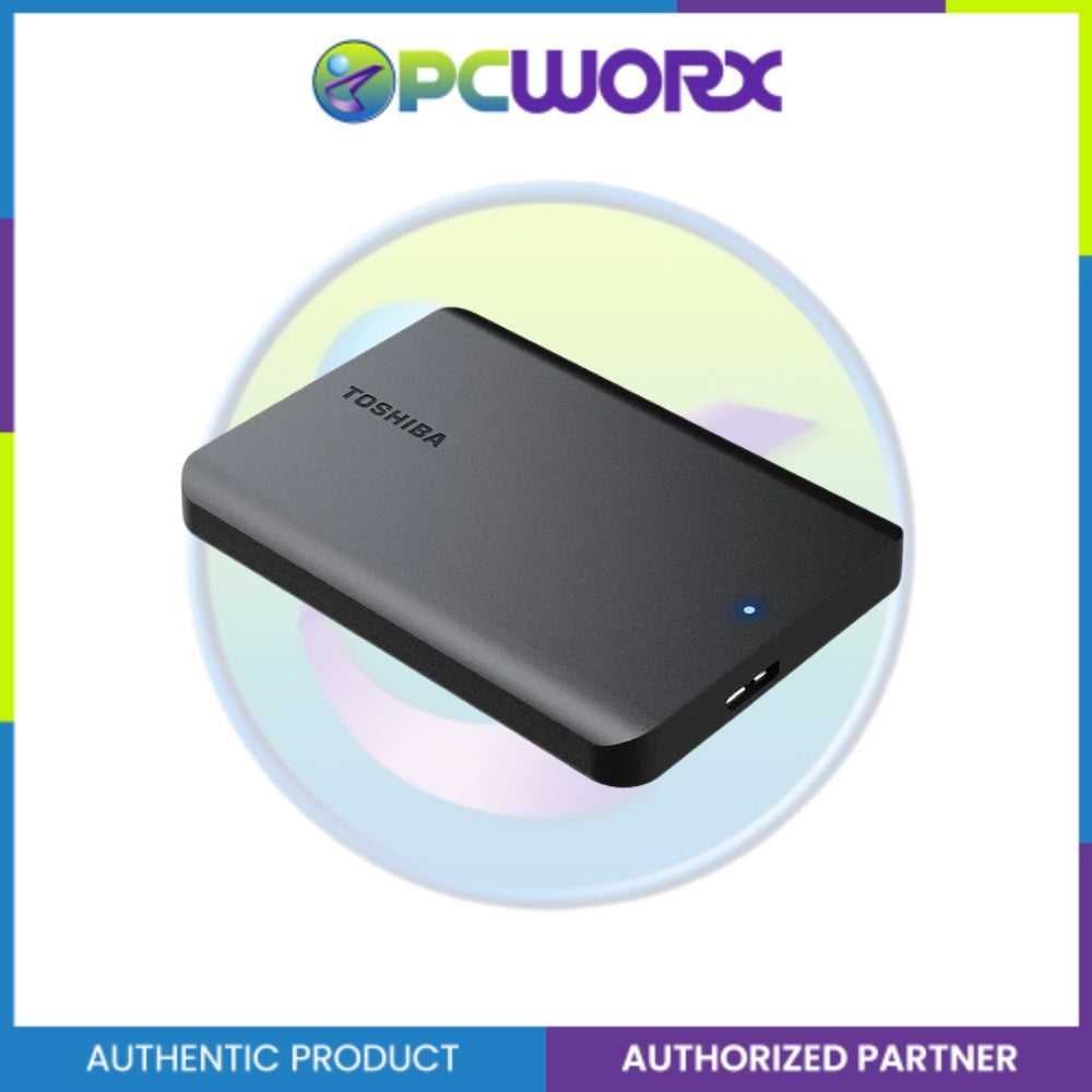 Toshiba Canvio Basics 1TB Portable External HDD - USB 3.2 for PC Laptop Windows and Mac External HDD