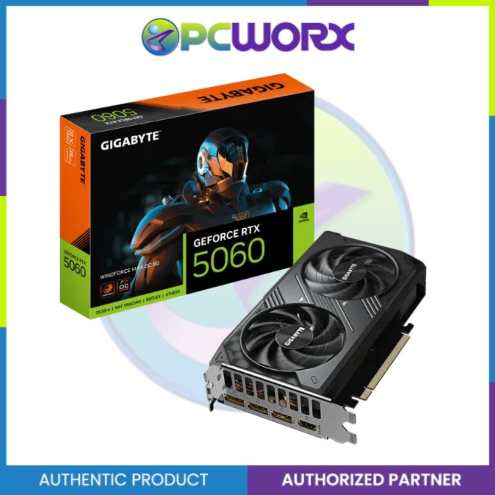 Gigabyte NVIDIA® RTX™ 5060 GV-N5060WF2MAX-OC-8GD WindForce Max OC 8GB GDDR7 Graphics Card