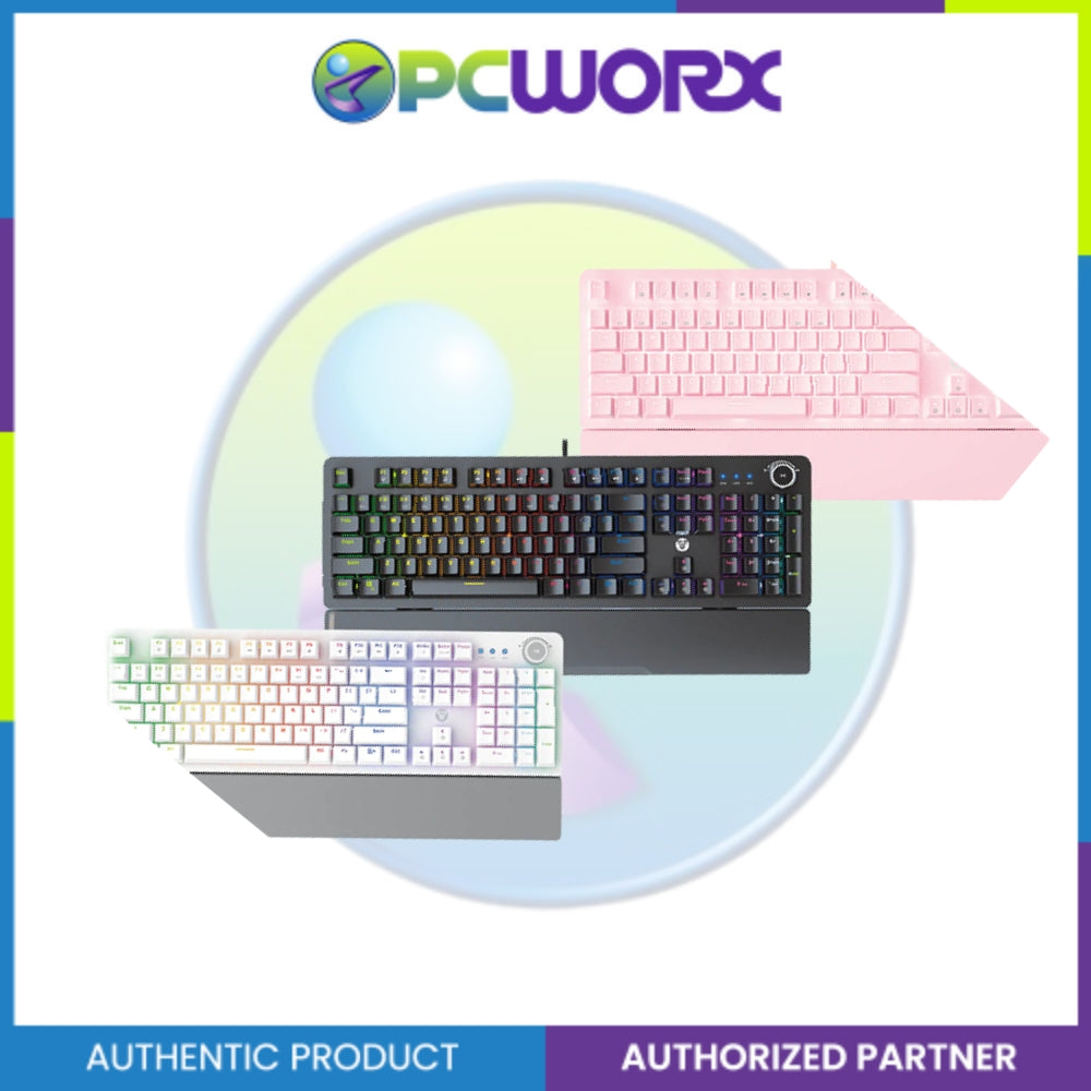 Fantech MK853 Maxpower Keyboard V2 White Switch Blue