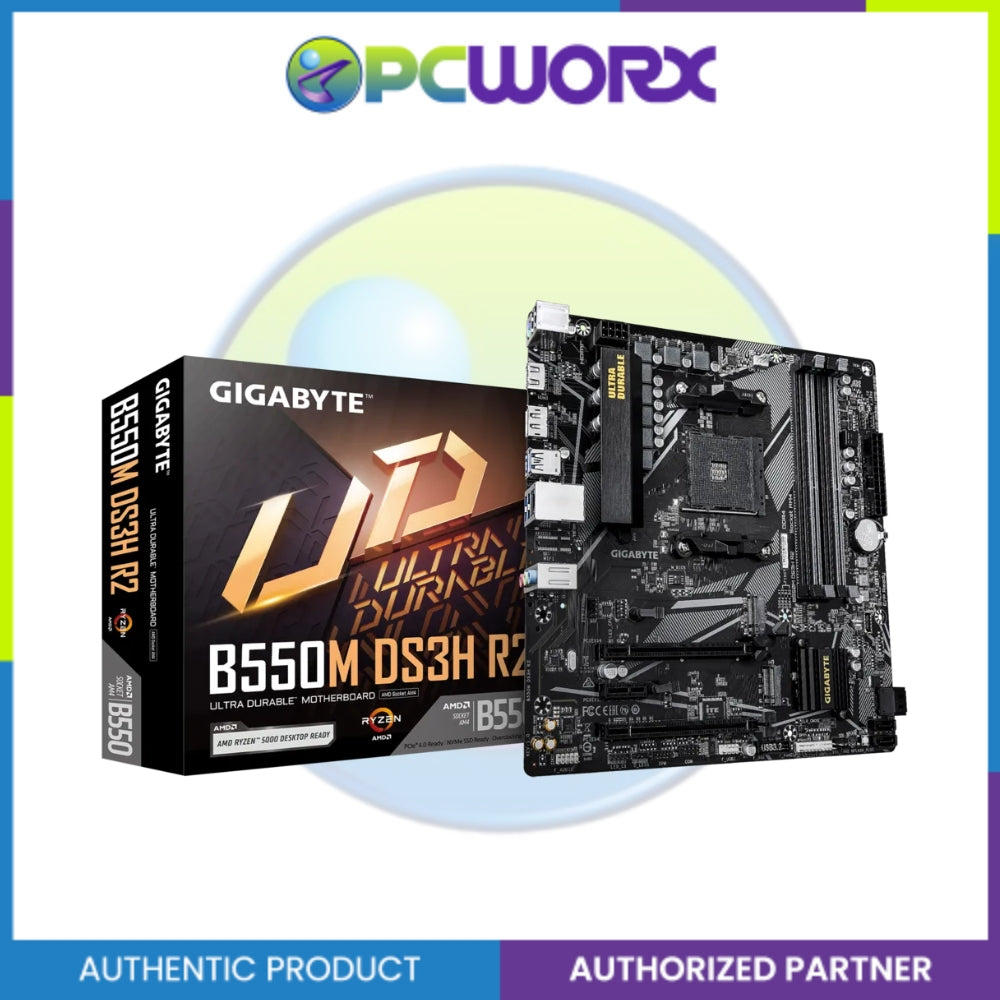 Gigabyte GA-B550M-DS3H-R2 AM4 DDR4 m-ATX Motherboard