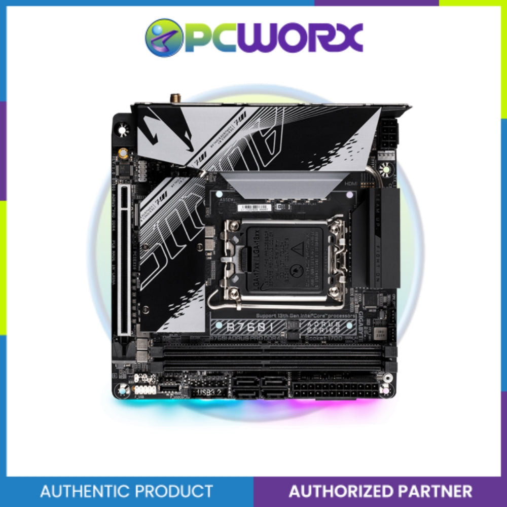 Gigabyte GA-B760I-AORUS-PRO-DDR4 LGA1700 Mini-ITX