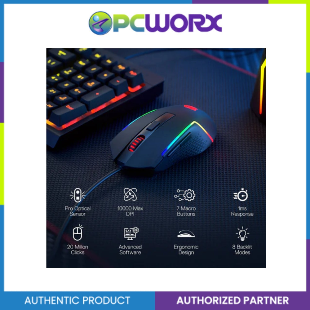 Redragon S141 RYLO COMGO Wired Backlighting Gaming Keyboard and Mouse