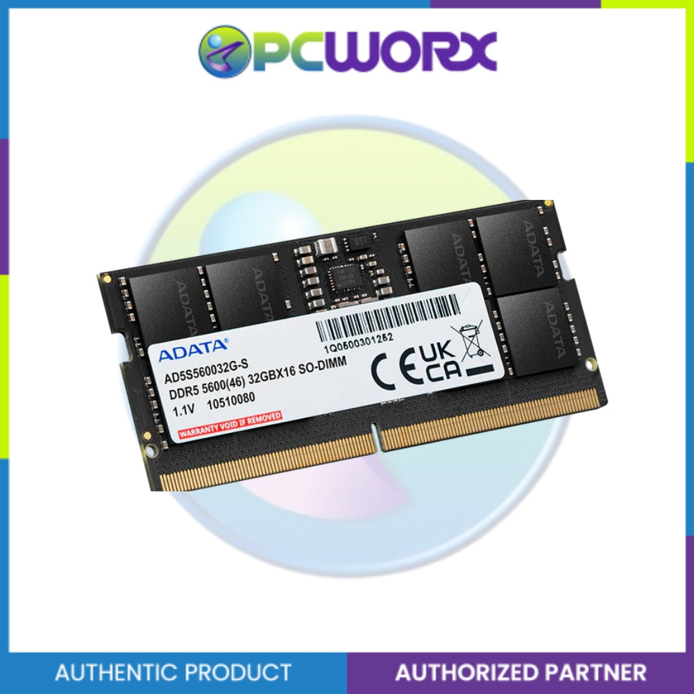 Adata AD-AD5S560016G-S 16GB  DDR5-5600 SODIMM MEMORY MODULE