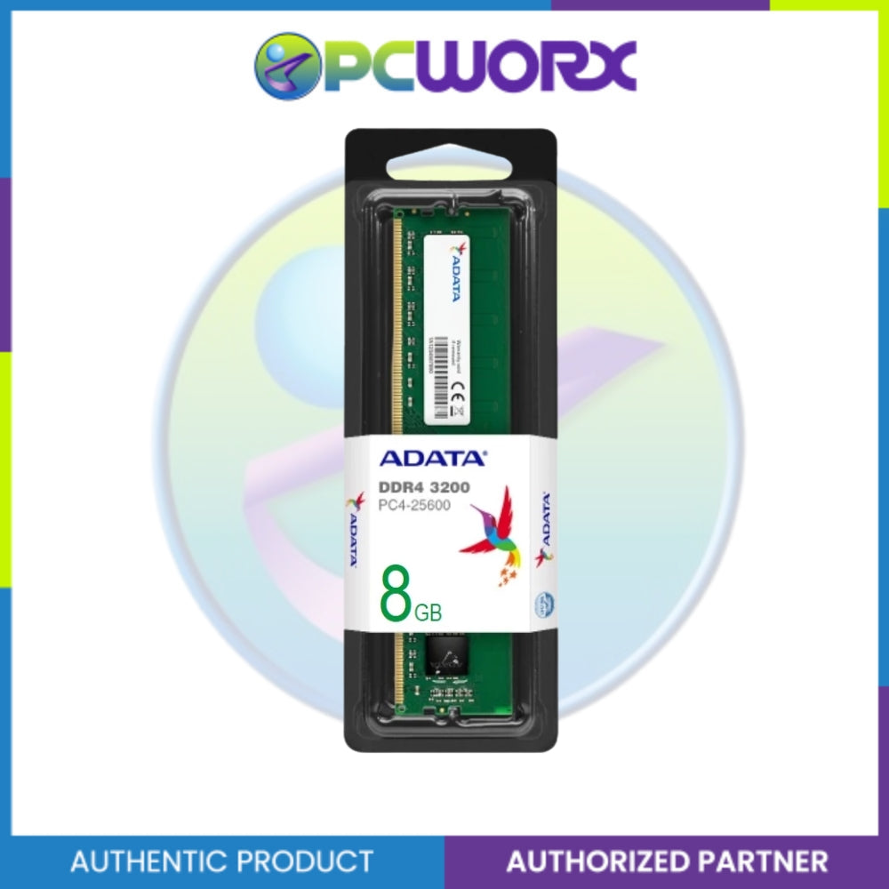 Adata AD-AD4U32008G22-SGN  8GB DDR4 3200Mhz Memory Dimm
