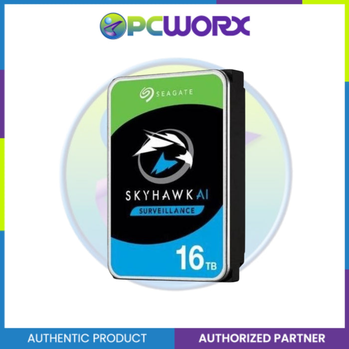 Seagate ST16000VE002 16TB SkyHawk AI 7200RPM 256MB Hard Disk Drive