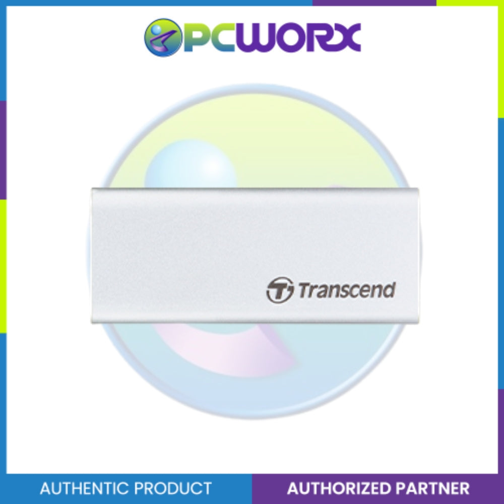 Transcend TS500GESD260C 500GB ESD260C USB 3.2 Gen 2 Type-C Portable SSD Silver