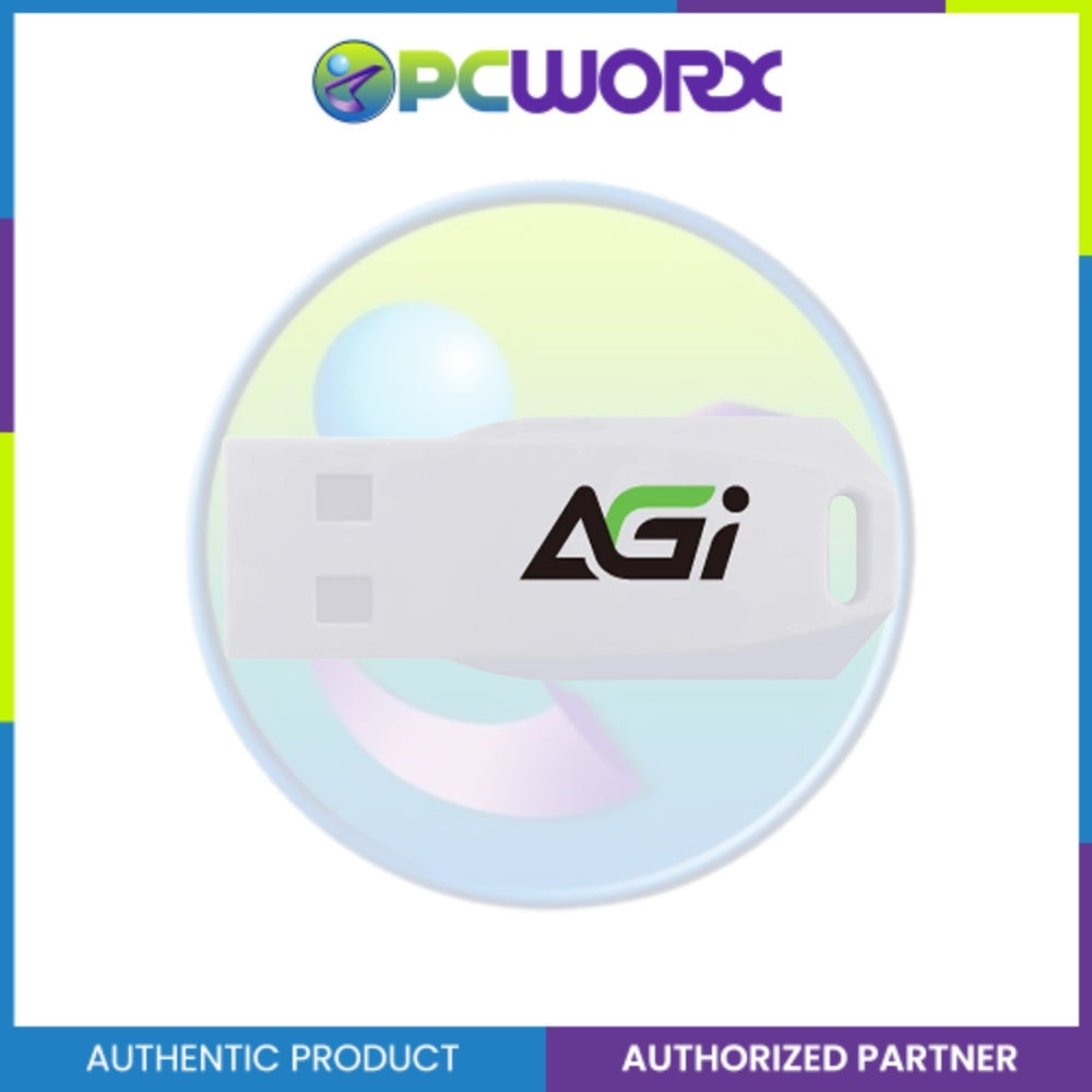 AGI UP138 64GB USB 3.2 130/80MB/s Flashdrive White (PRE-ORDER)