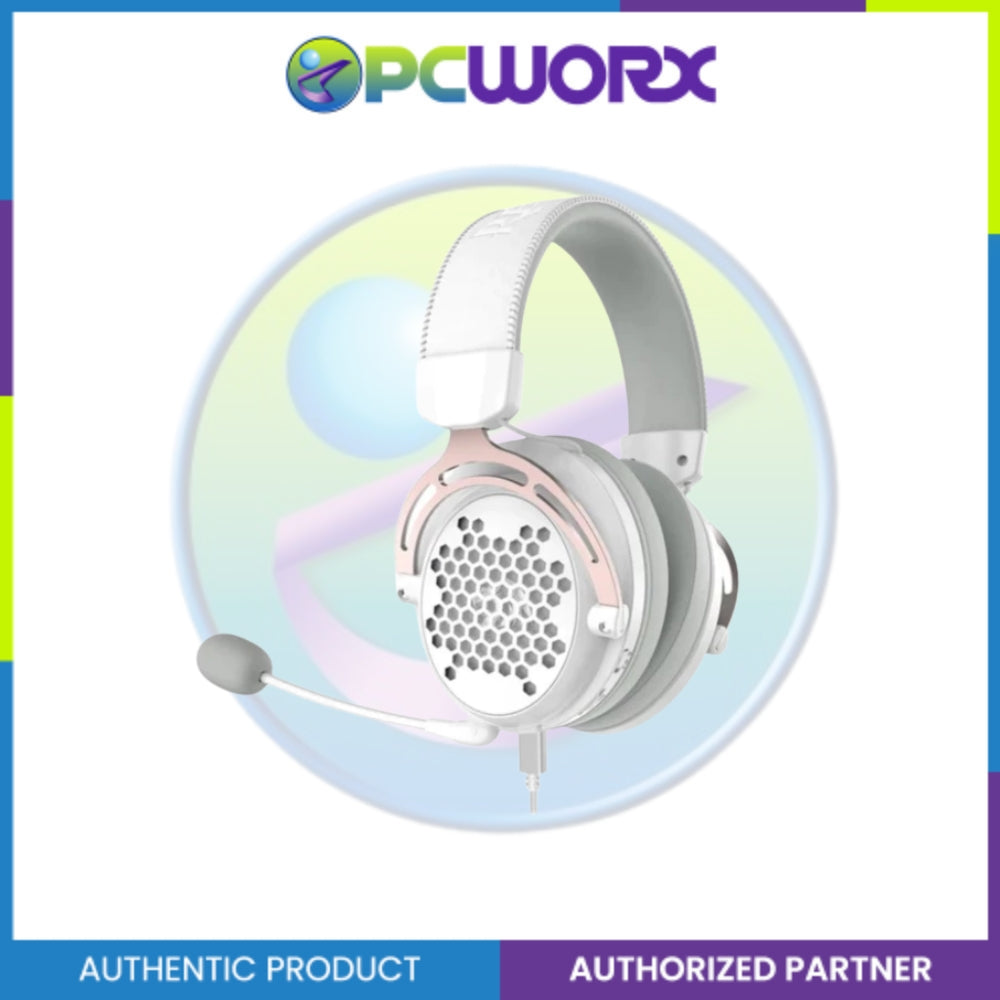 Redragon H386-W Gaming Headset Diomedes White