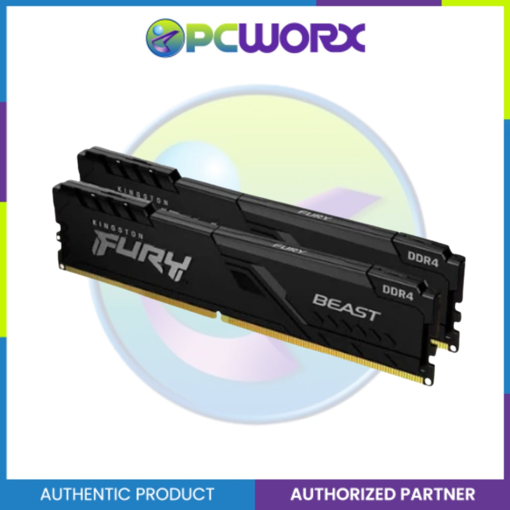 Kingston KF432C16BBK2/16 16GB (2x8GB) 3200Mhz DDR4 CL16 Fury Beast Dimm