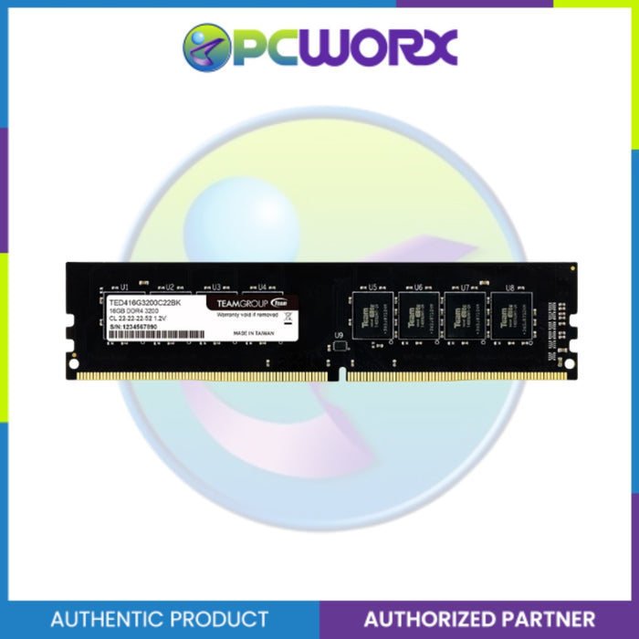 TEAM GROUP ELITE 8GB | 16GB 3200Mhz CL22  DDR4 LO-DIMM Desktop Memory  SINGLE MODULE