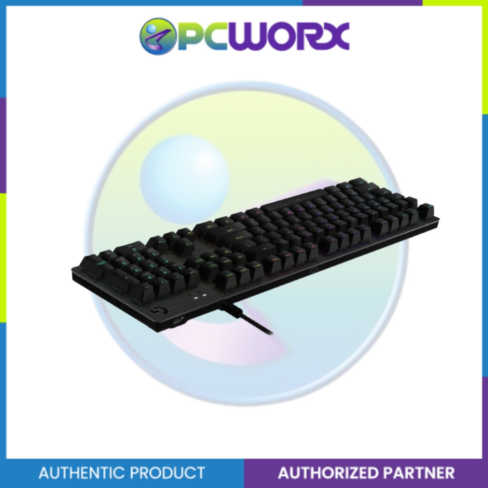 Logitech G512 Carbon GX Brown Tactile Switch RGB Mechanical Gaming Keyboard