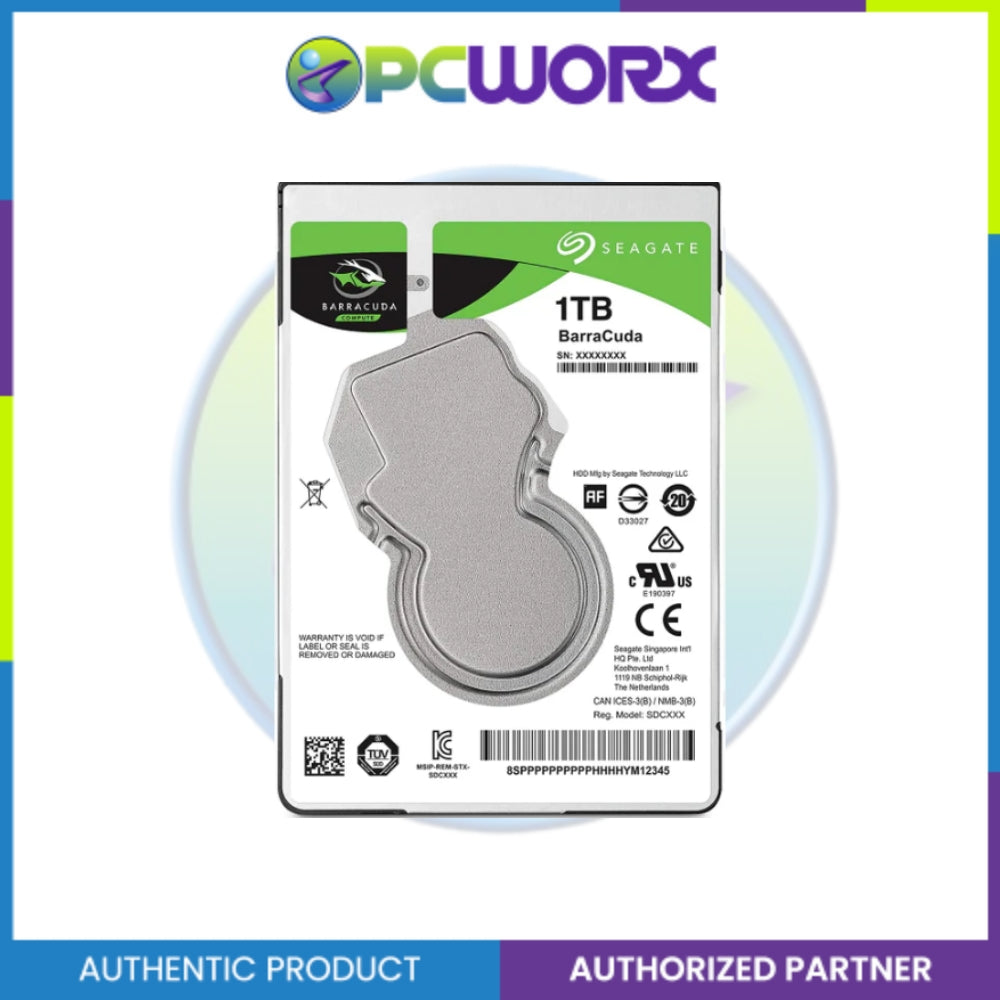 Seagate ST1000LM048 1TB BarraCuda®  2.5 5400RPM  Sata Hard Disk Drive