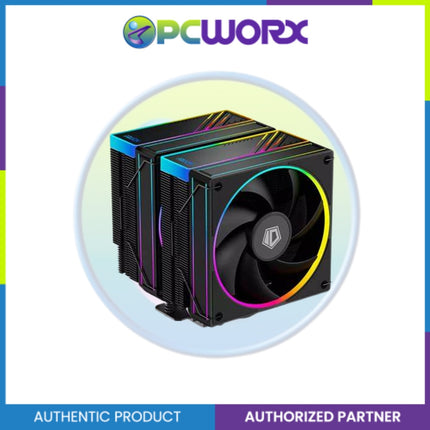 ID-Cooling FROZN A620 aRGB White / Black, Twin Tower 6 heatpipe, 2x120mm | aRGB CPU Cooler