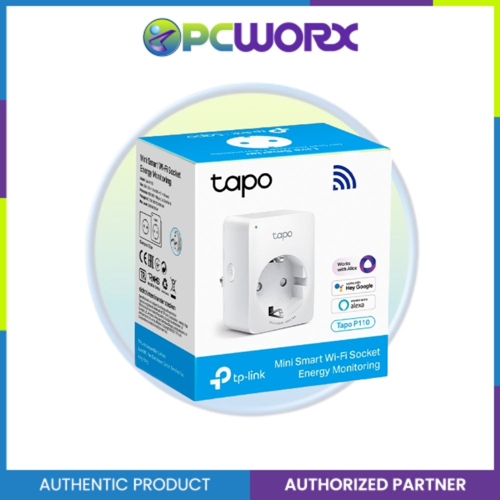 TP-Link Tapo P110 Mini Smart Wi-Fi Socket, Energy Monitoring