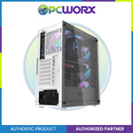 Darkflash DK352 Mesh w/ 4pcs ARGB Fans ATX Mid-Tower Casing White