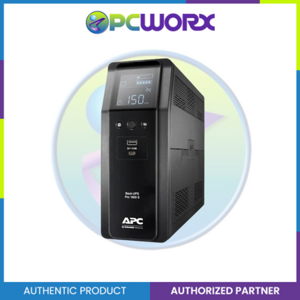 APC UPS BR1600SI Black Pro 1600VA 960W Line Interactive - GAMING UPS