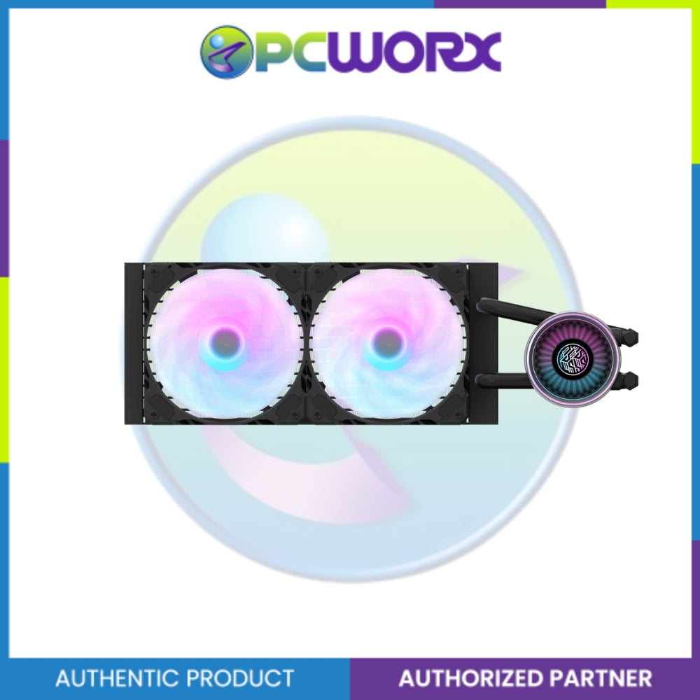 Darkflash Nebula DN240 ARGB AIO Liquid CPU Cooler Black