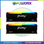 Kingston KF436C17BB2AK2/16 16GB 2x8 3600MHz DDR4 CL17 DIMM FURY Beast RGB