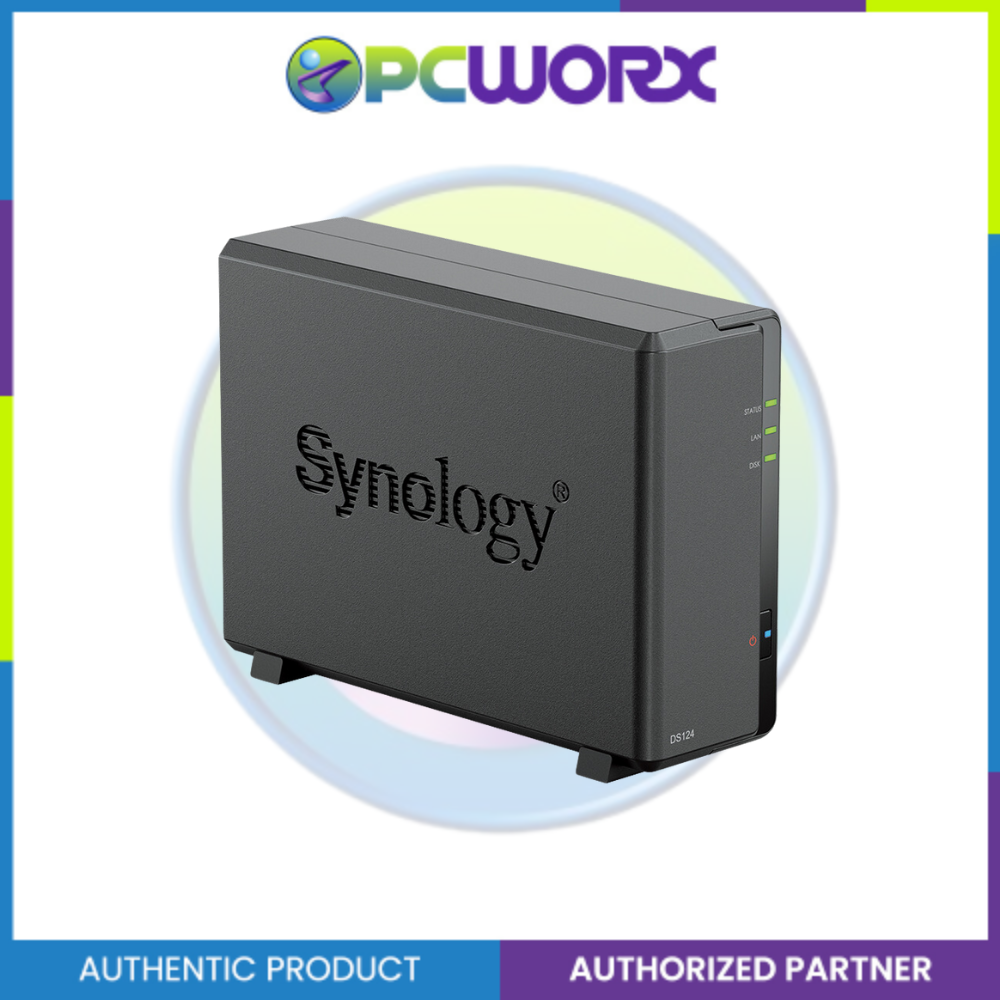 Synology DS124 1-Bay 1GB NAS – PCWORX