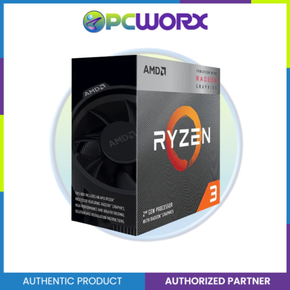 AMD Ryzen™ 3 3200G Processor with AMD Radeon™ Vega 8 Graphics (Tray Type)