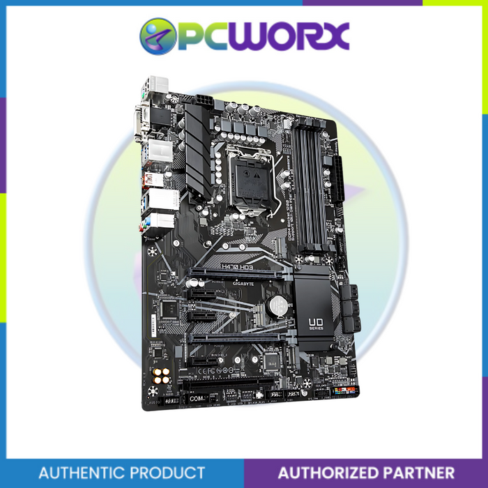 Gigabyte GA-H470-HD3 DDR4 LGA1200 AVL ATX Motherboard | Gigabyte Motherboard | MOTHERBOARD | Computer Motherboard - Motherboards