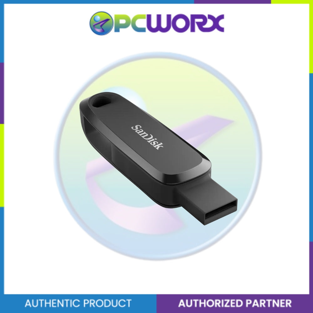 SanDisk SDDDC6-256G-G46 256GB Type-C OTG USB 3.2 Swivel Design Black