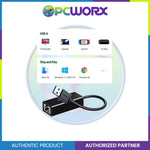 Ugreen CR111 20256 USB 3.0A to RJ45 Gigabit Ethernet Adapter 10CM Black
