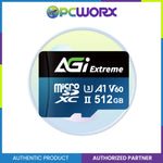 AGI TF238 512GB Extreme MicroSDXC UHS-II,U3, V60, Up to 300/200 MB/s With Adaptor (PRE-ORDER)