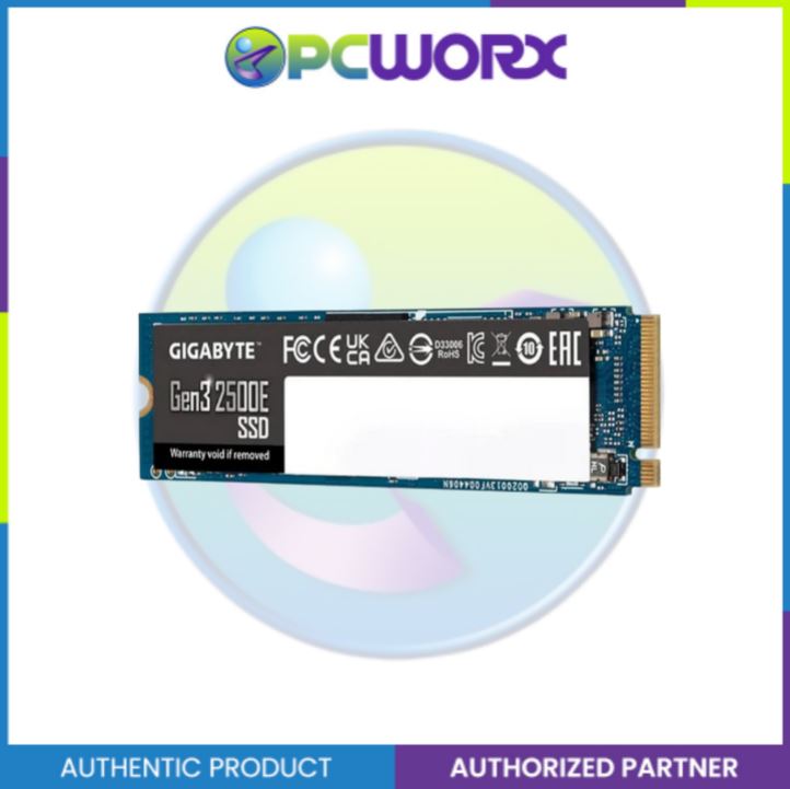 Gigabyte GP-G325E500G GEN3 2500E 500GB PCIEe 3.0X4 NVMe M.2 2280 SSD