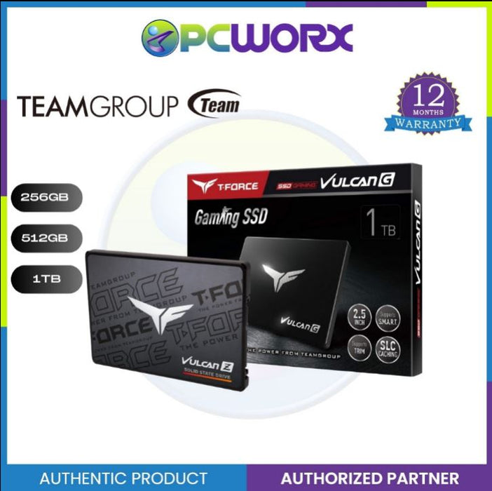 Team Group T- FORCE VULCAN Z T253TZ256G0C101 256GB 2.5" SSD Sata III 3D NAND Int