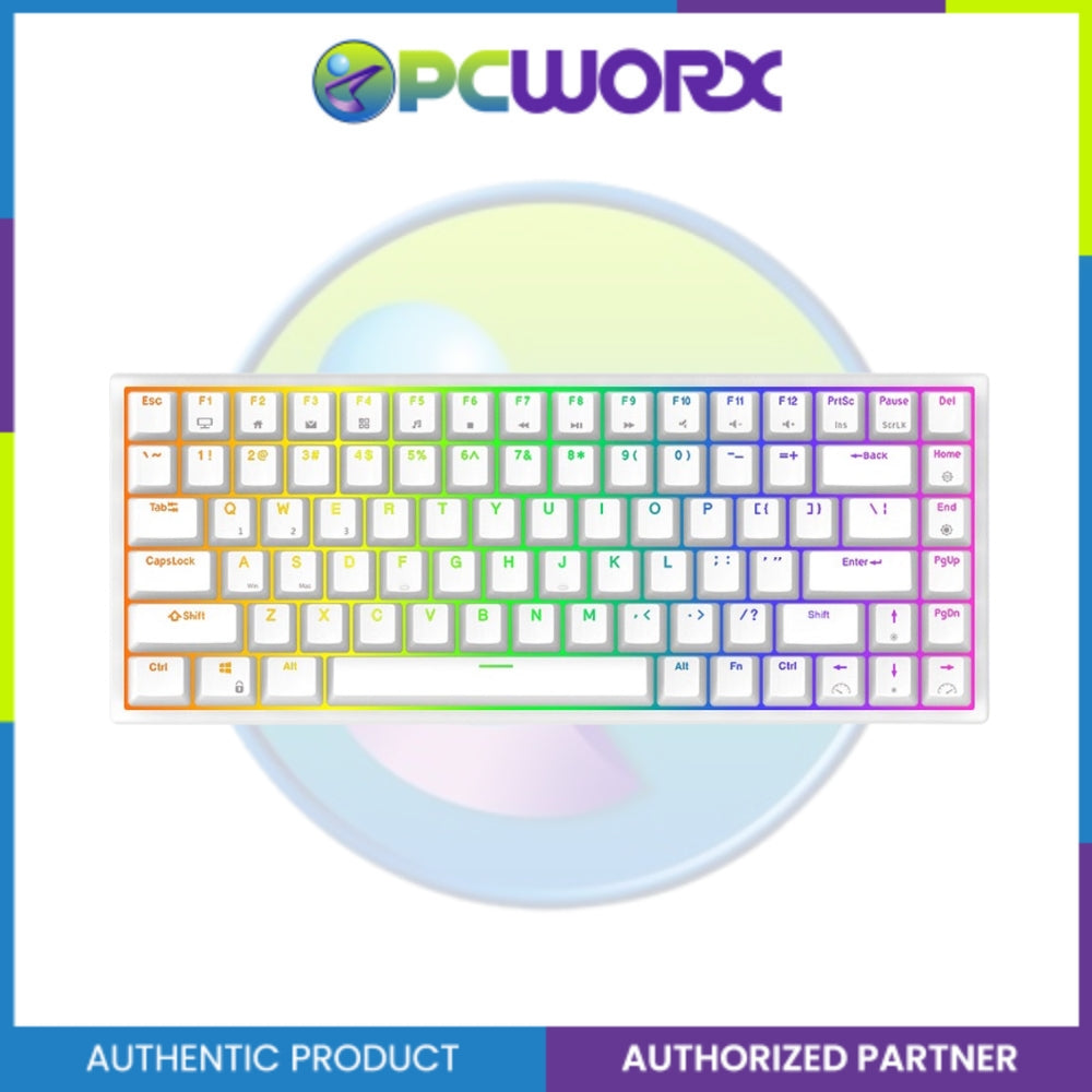 Royal Kludge RK84 Tri-Mode Hot Swappable RGB Backlit Bluetooth 2.4G - 75% Mechanical Keyboard