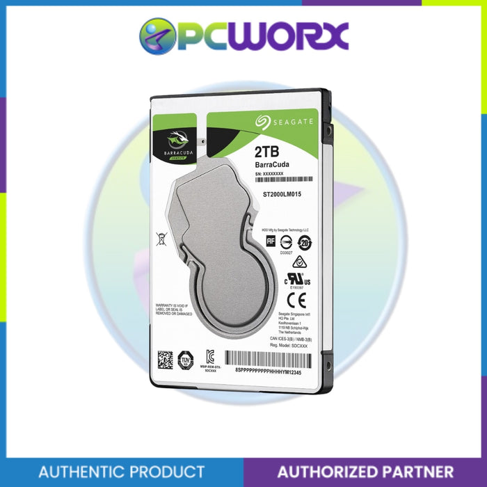 Seagate 2TB ST2000LM015 2.5 Barracuda 5400RPM Hard Disk Drive