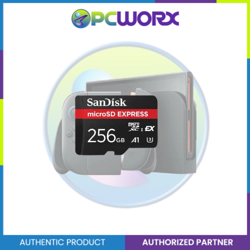Sandisk SDSQXFN-256G-GN4NN MicroSD Express,880/650MB/s,RPD2,W/JC,4x6 Box, Global